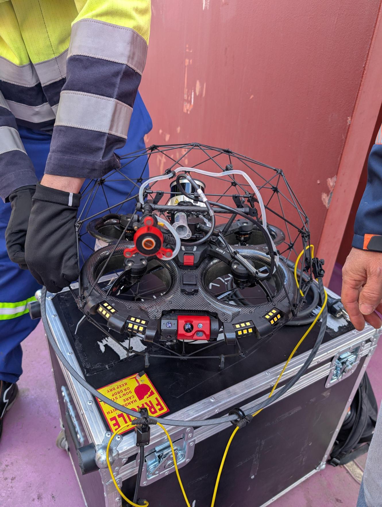 close up of UAV