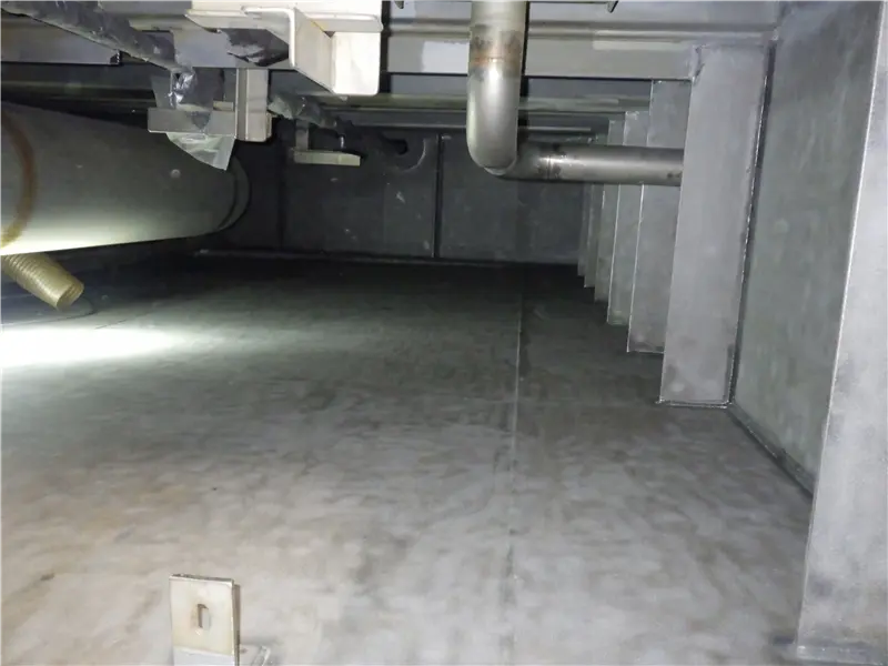 Completed freshwater tank coating refurbishment project with protected internal surfaces ready for continued service.